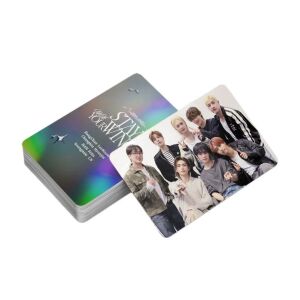 STRAY KIDS '' Stay With Your Wings '' Çift Yön Baskılı Hologramlı Lomo Card Seti (60 Pcs)