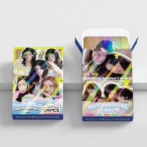 ILLIT '' Mamihlapinatapai '' Çift Yön Baskılı Hologramlı Lomo Card Seti (60 Pcs)