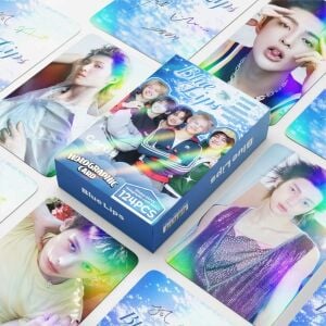 CORTIS '' Blue Lips '' Çift Yön Baskılı Hologramlı Lomo Card Seti (60 Pcs)
