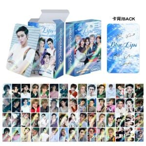 CORTIS '' Blue Lips '' Çift Yön Baskılı Hologramlı Lomo Card Seti (60 Pcs)