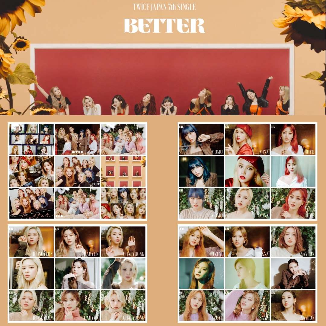 TWICE ''Better'' Fotokart Seti
