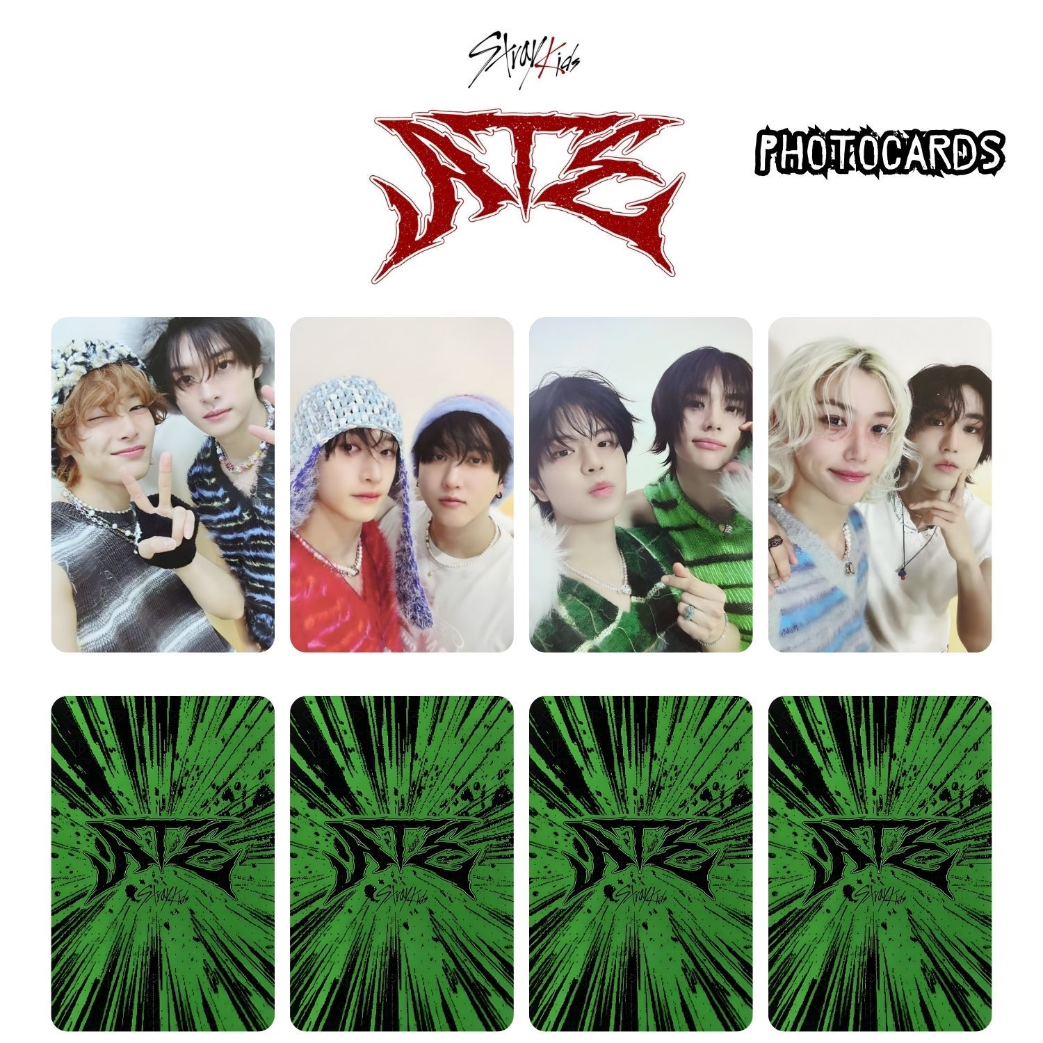 STRAY KIDS '' ATE '' Photocards Set - Unit 2