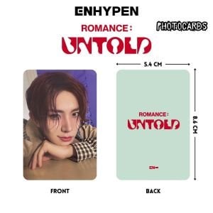 ENHYPEN Heeseung '' ROMANCE : Untold '' Photocards Set