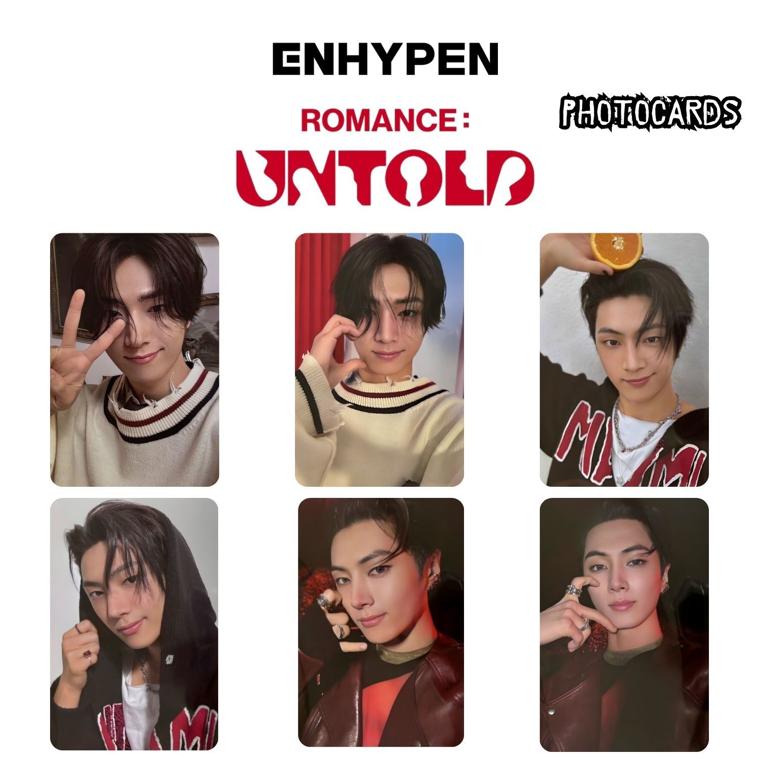ENHYPEN Jay '' ROMANCE : Untold '' Photocards Set