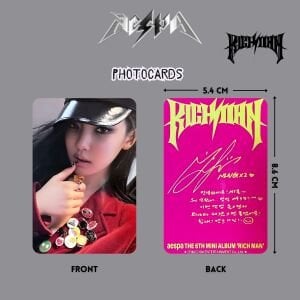 AESPA NingNing '' Rich Man '' Photocards Set