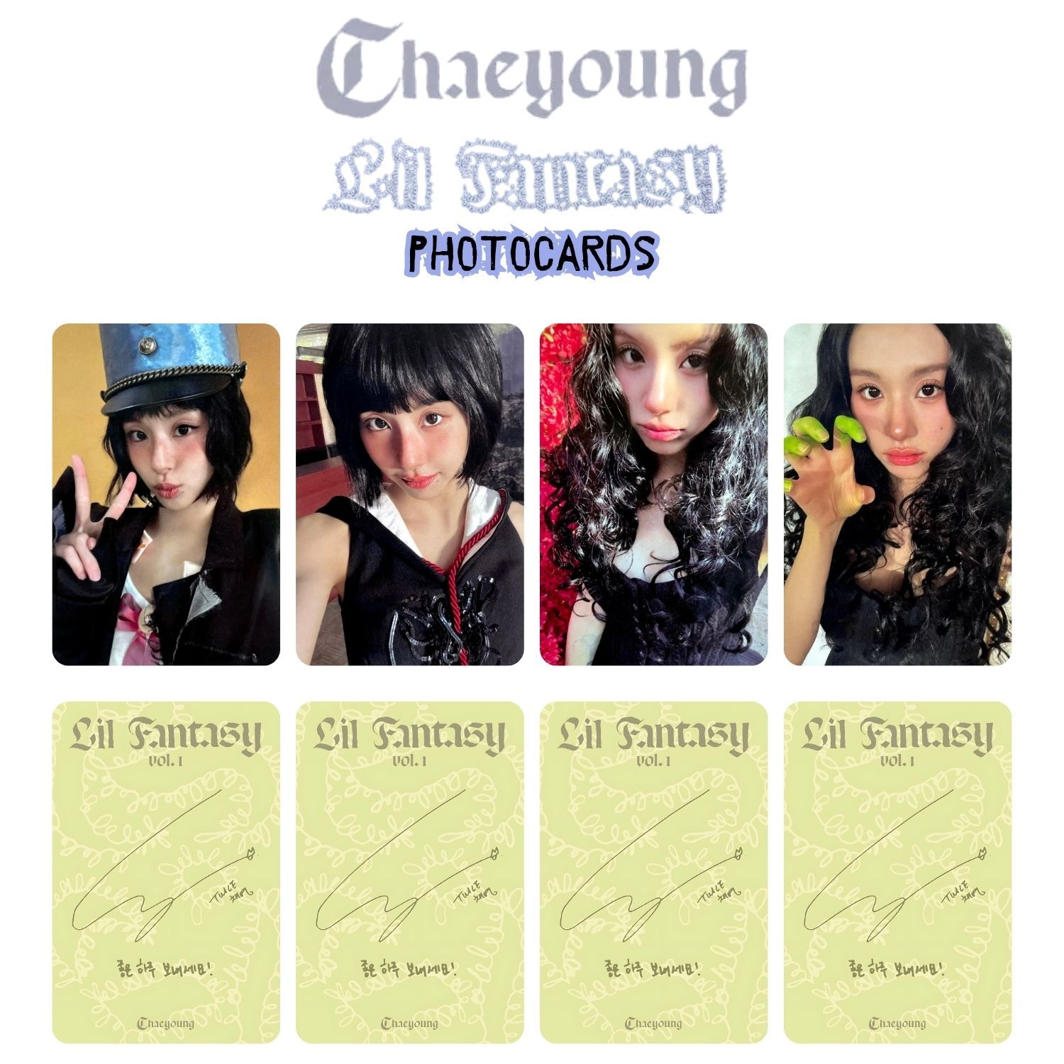 TWICE Chaeyoung '' Lil Fantasy '' Photocards Set 2