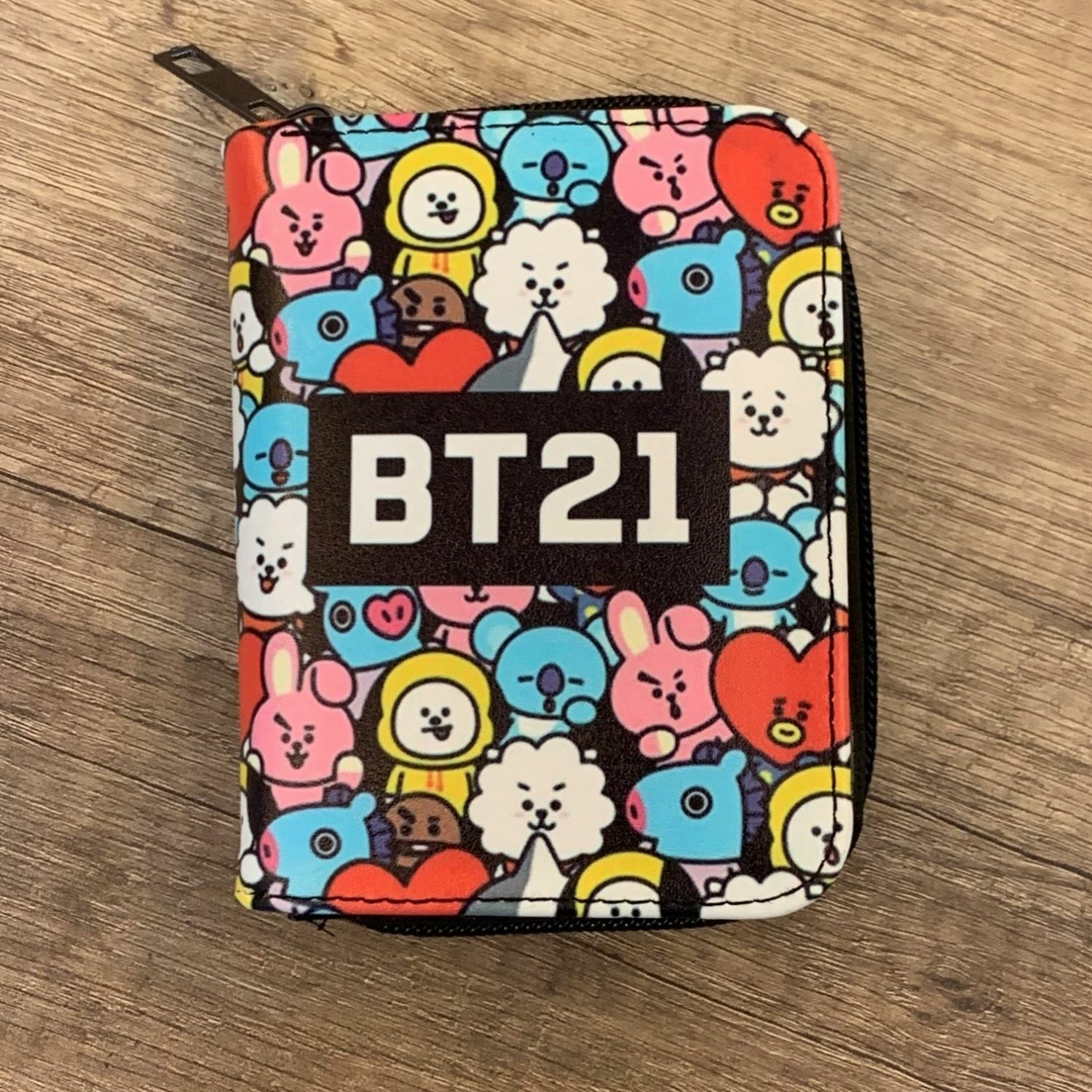 BTS BT21 Kolaj Küçük Boy Cüzdan