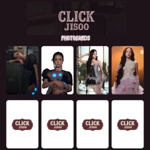BLACKPINK Jisoo '' Click '' Photocards Set