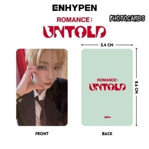 ENHYPEN Sunoo '' ROMANCE : Untold '' Photocards Set