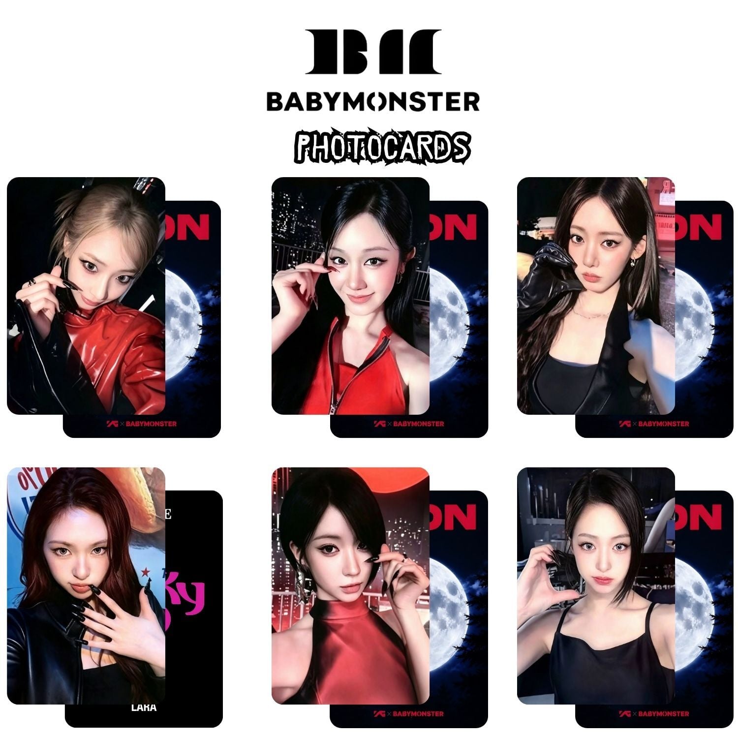 BABYMONSTER '' Moon '' Photocards Set