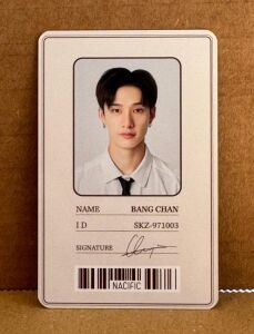 STRAY KIDS Bangchan '' Nacific X Stray Kids '' Photocard
