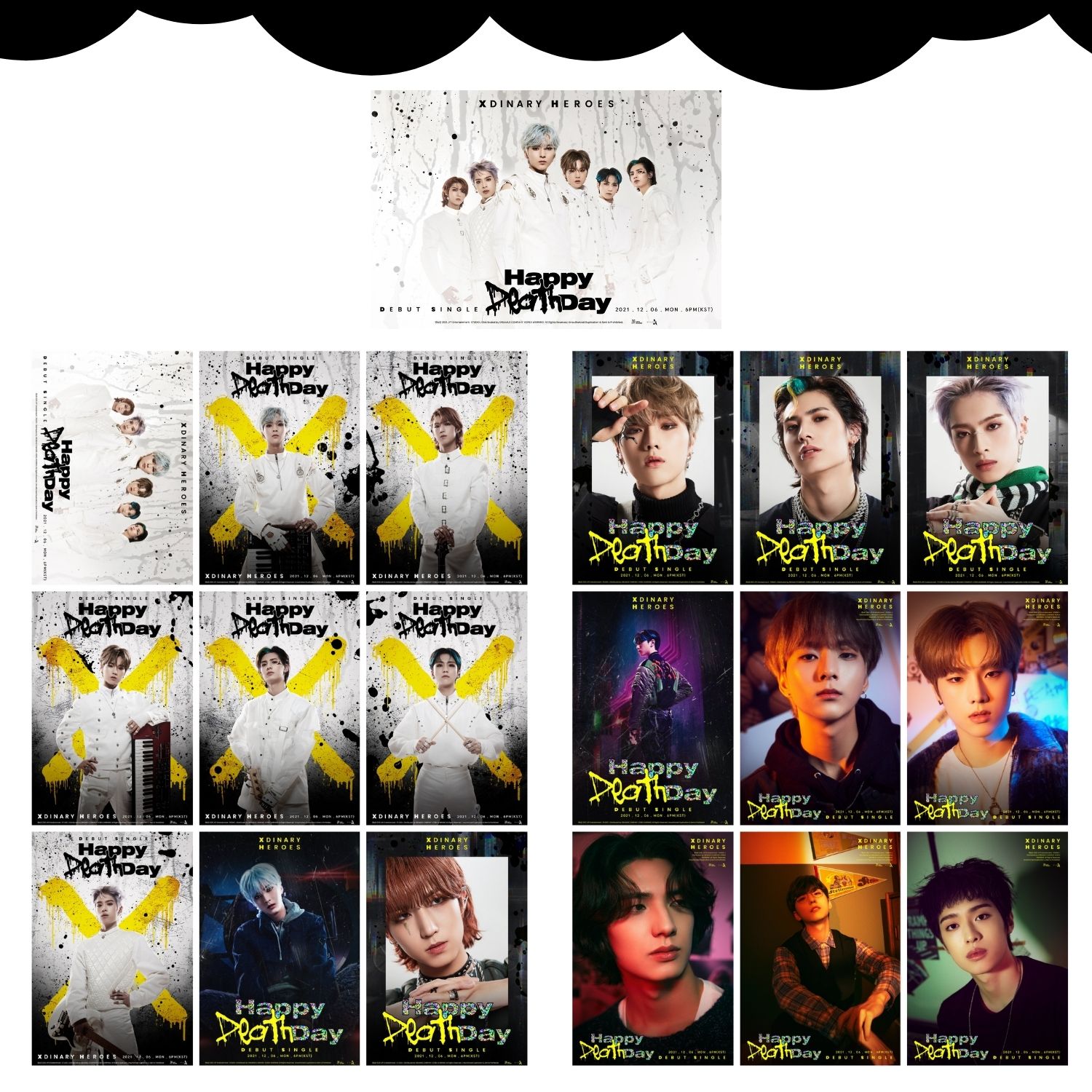 XDINARY HEROES '' Happy Death Day '' Fotokart Seti