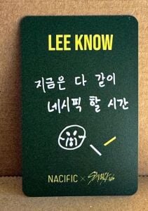 STRAY KIDS Lee Know '' Nacific X Stray Kids '' Photocard
