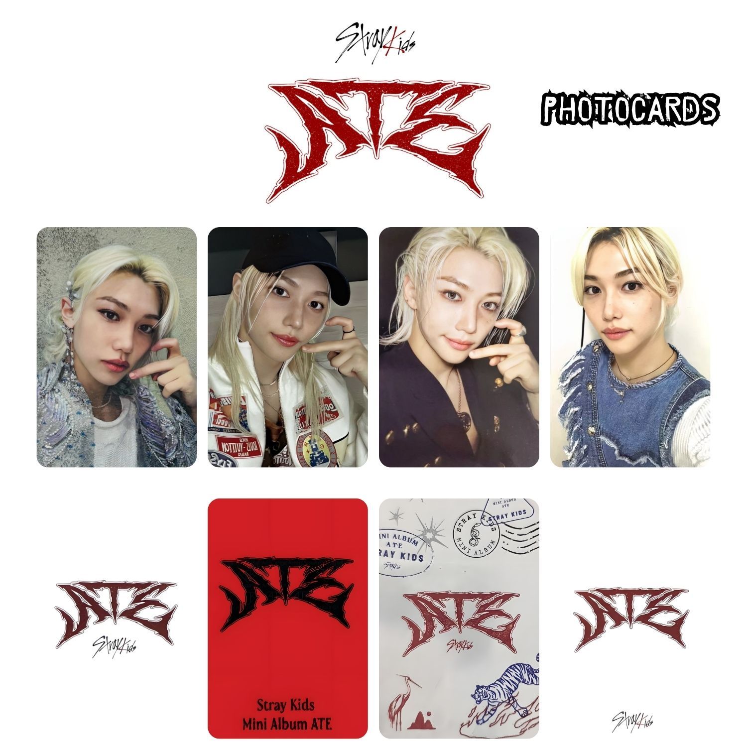 straykids Felix ATE LIMITED トレカ 14枚セット STRAY KIDS Felix '' ATE '' Photocards Set