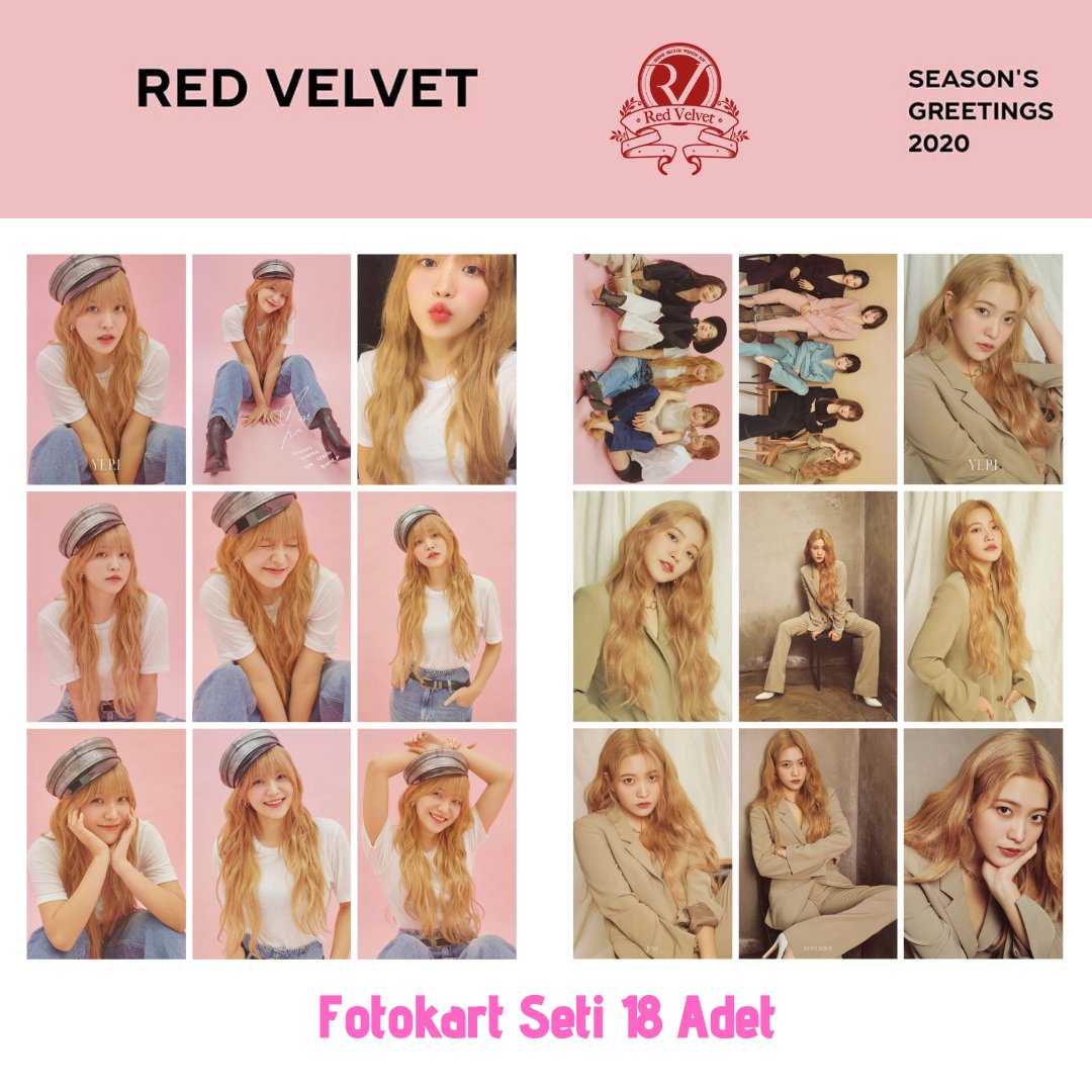 Red Velvet Yeri ''Season's Greetings 2020'' Fotokart Seti