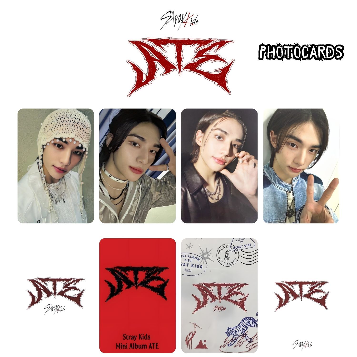 STRAY KIDS Hyunjin '' ATE '' Photocards Set