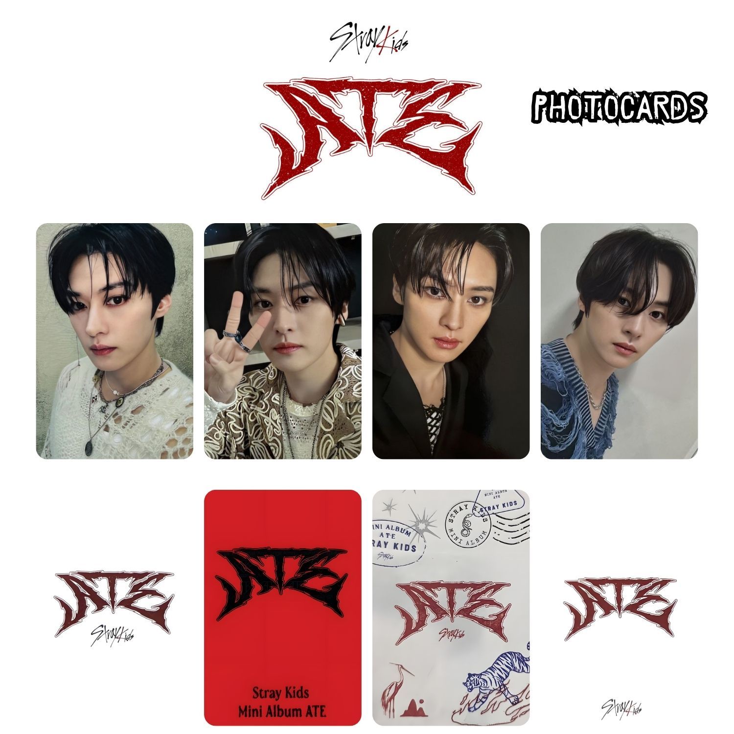 STRAY KIDS Lee Know '' ATE '' Photocards Set