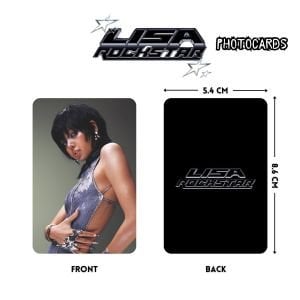BLACKPINK LISA '' Rockstar '' Photocards Set