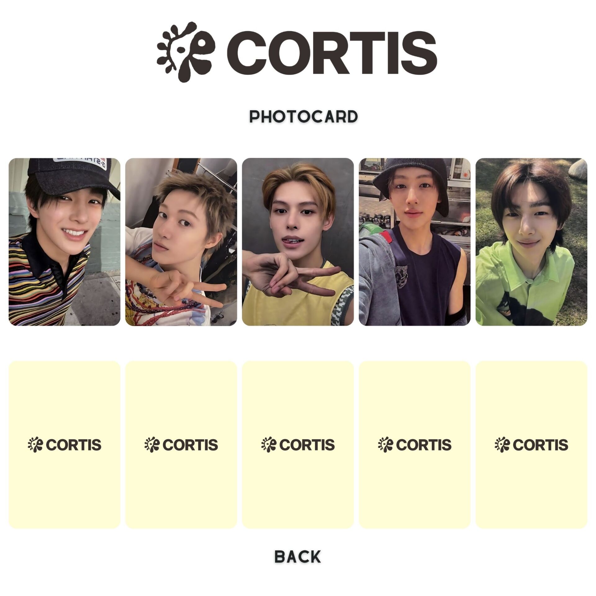 CORTIS '' Color Outside The Lines '' Photocards Set 1