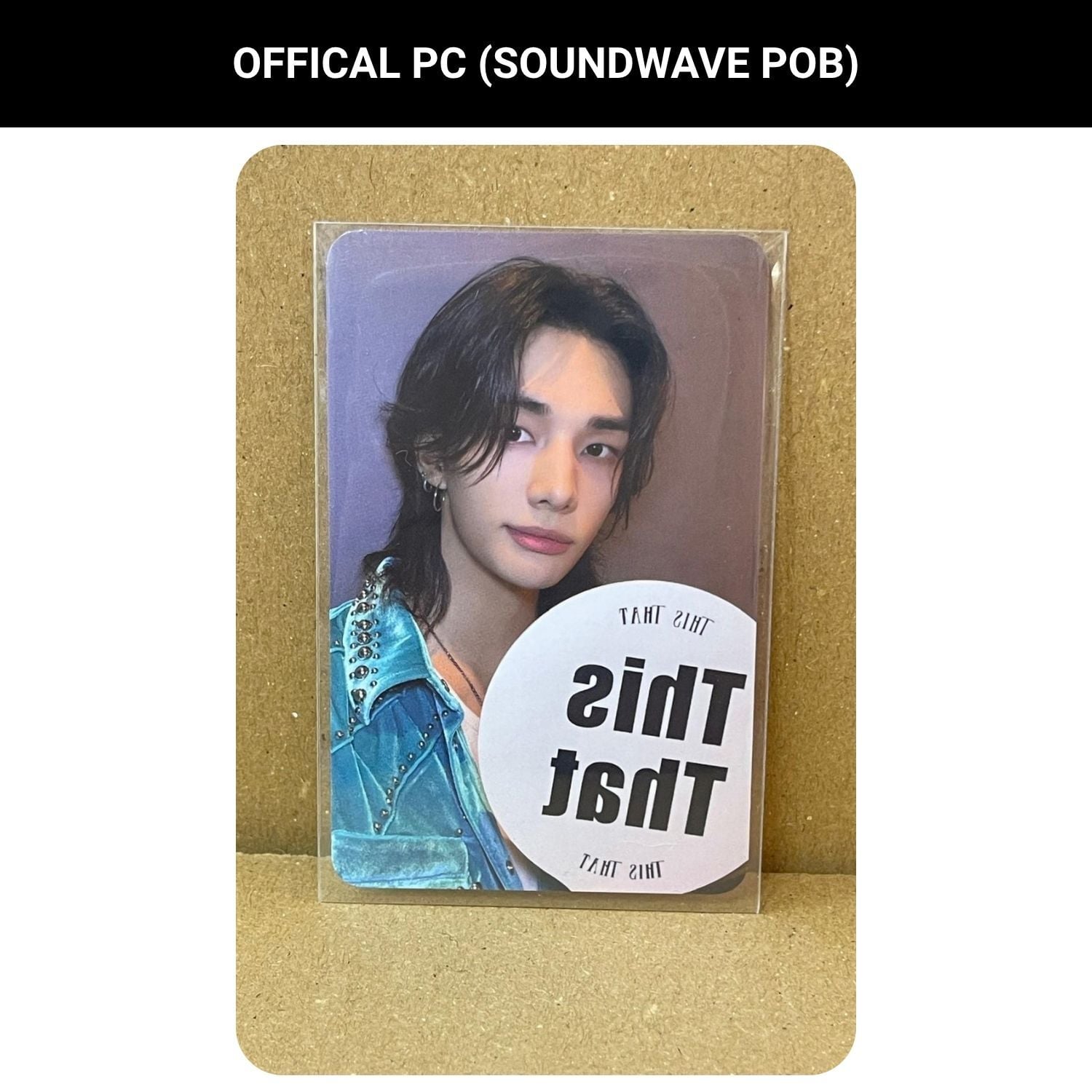 STRAY KIDS Hyunjin '' This & That '' Soundwave Photocard