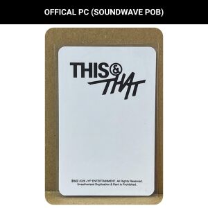 STRAY KIDS Han '' This & That '' Soundwave Photocard