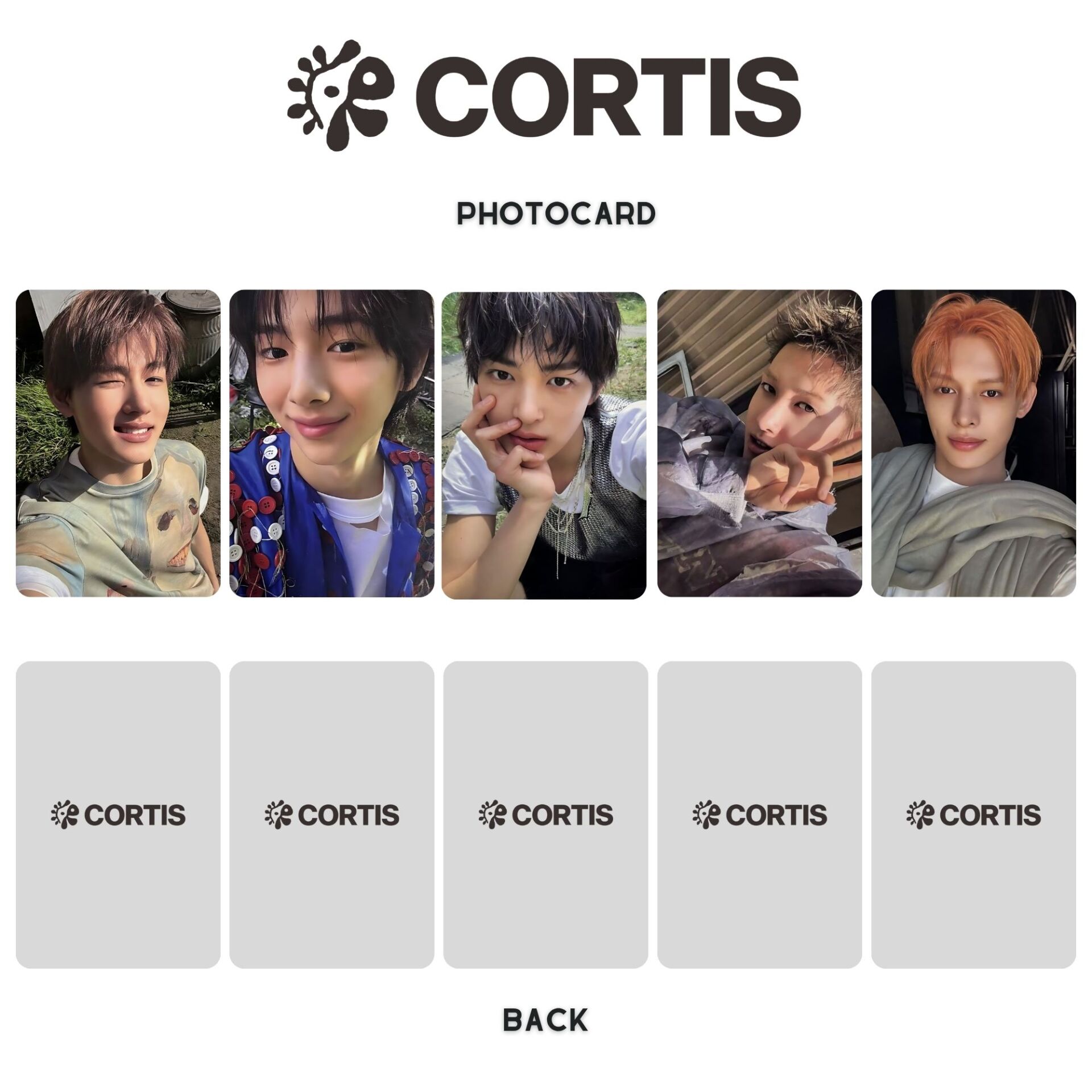 CORTIS ソンヒョン COLOR OUTSIDE THE LINESトレカ CORTIS '' Color Outside The Lines '' Photocards Set 3