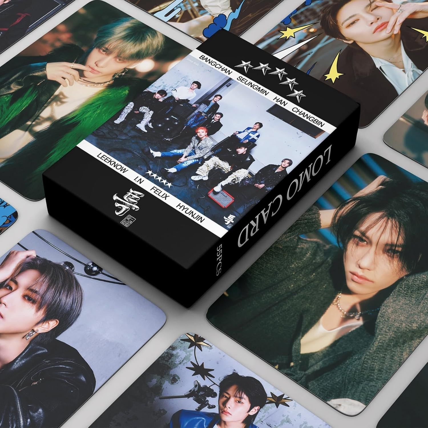 STRAY KIDS '' 5 Star '' Çift Yön Baskılı Lomo Card Seti