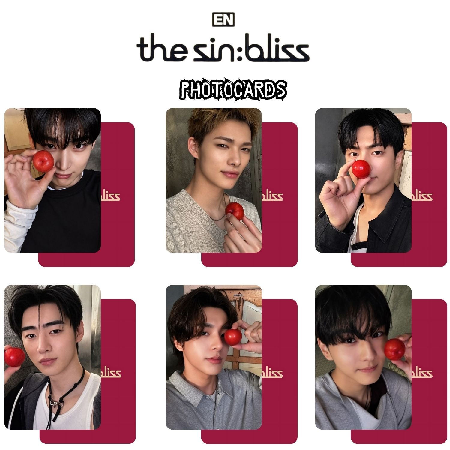 ENHYPEN '' The Sin : Bliss '' Photocards Set PC1