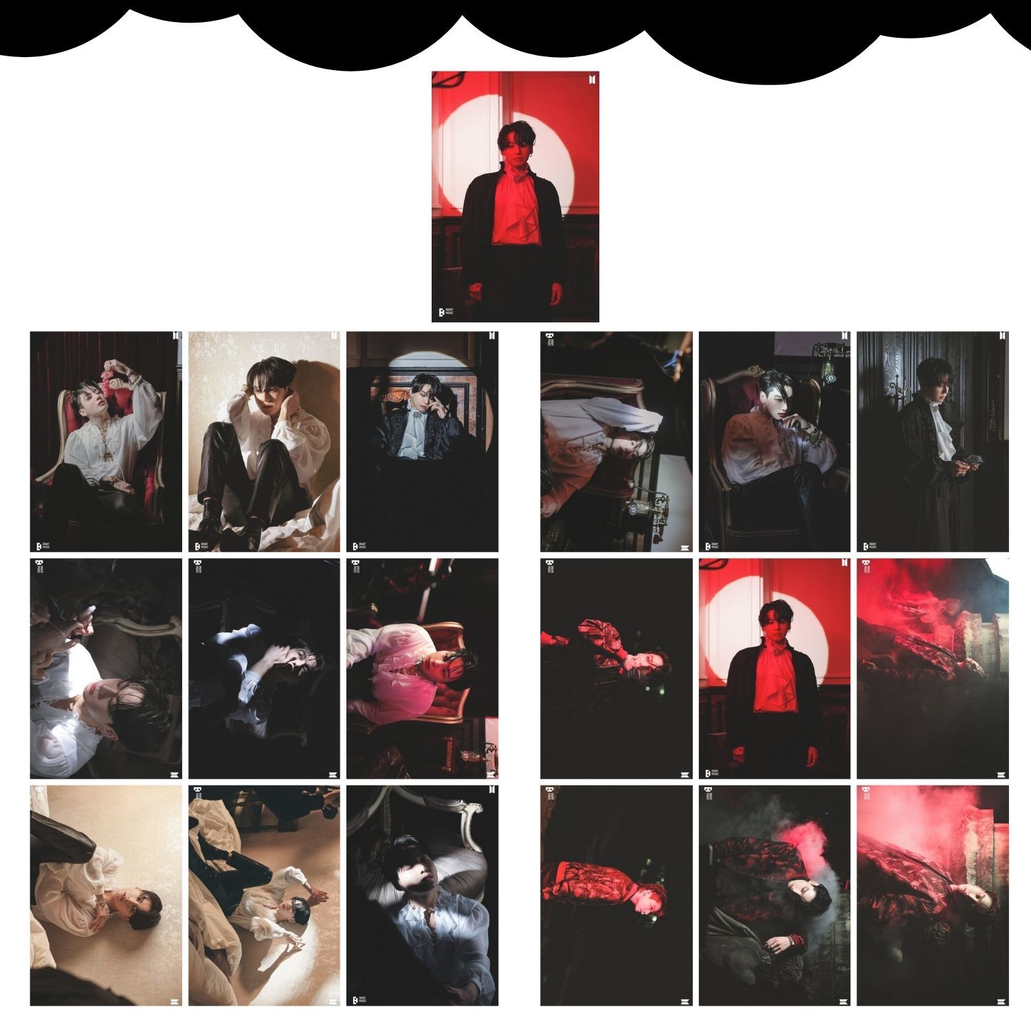 BTS '' Me, Myself & JungKook ''  Fotokart Seti