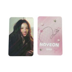 TWICE '' Nayeon '' Çift Yön Baskılı Hologramlı Lomo Card Seti (60 Pcs)