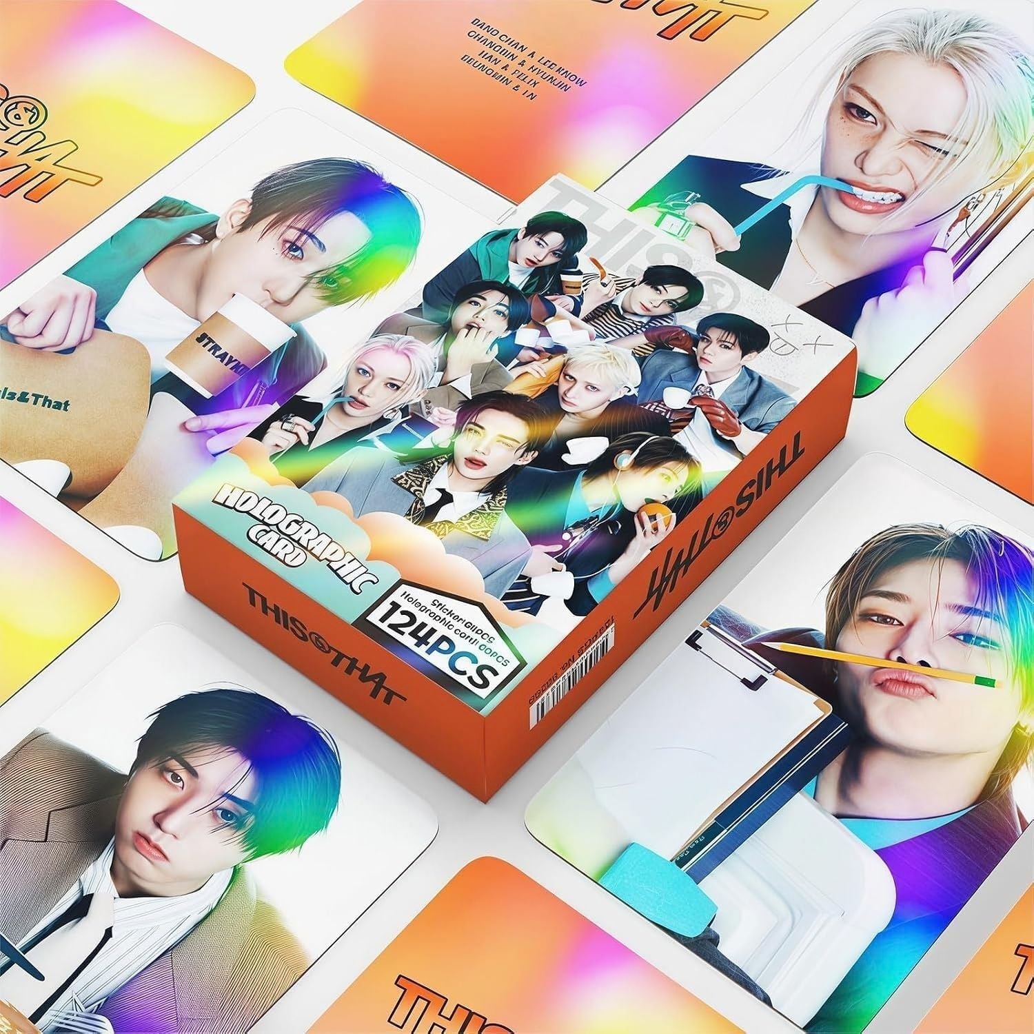 STRAY KIDS '' This & That '' Çift Yön Baskılı Hologramlı Lomo Card Seti (60 Pcs)