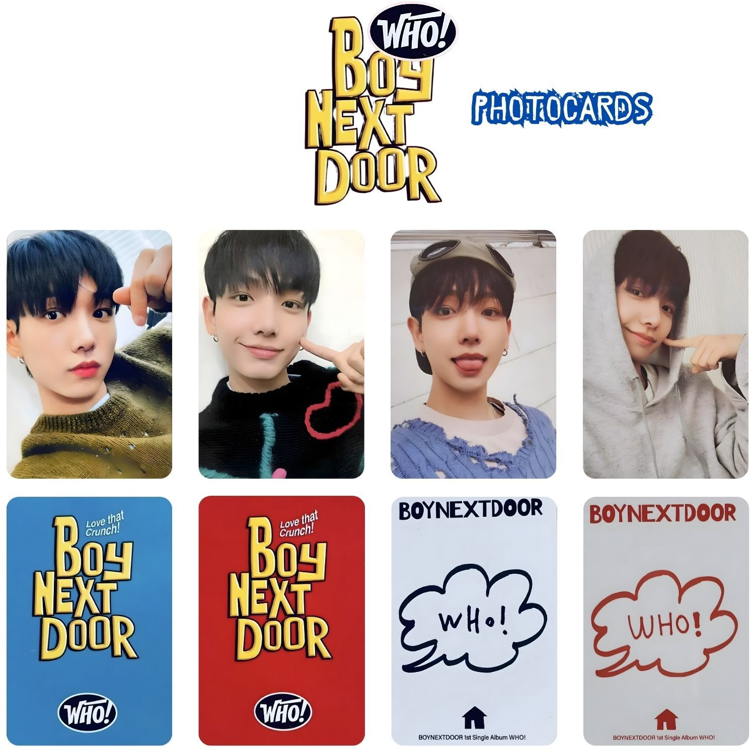 タレントカード JAEHYUN BOYNEXTDOOR BOYNEXTDOOR Jaehyun '' Who '' Photocards Set