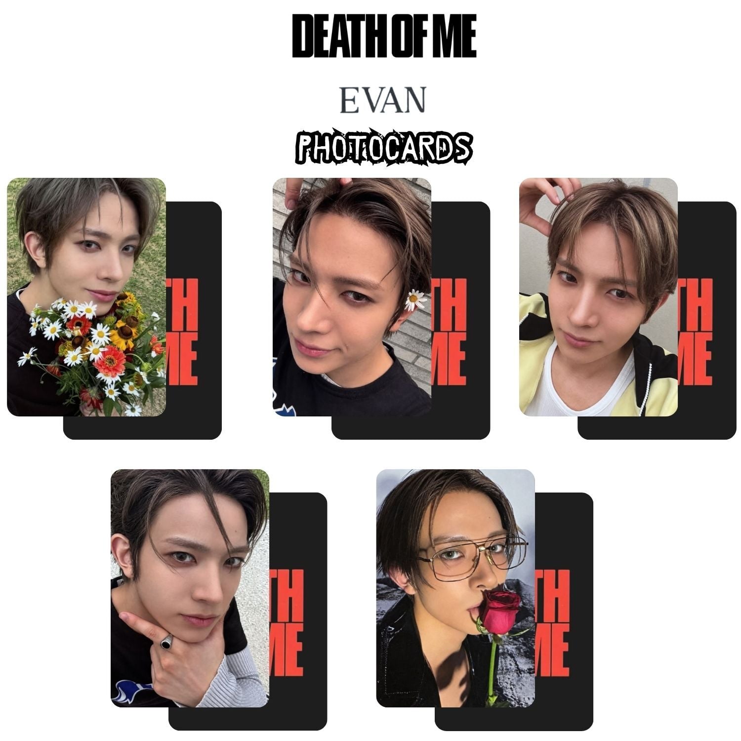 ENH EVAN '' Death Of Me '' Photocards Set 2
