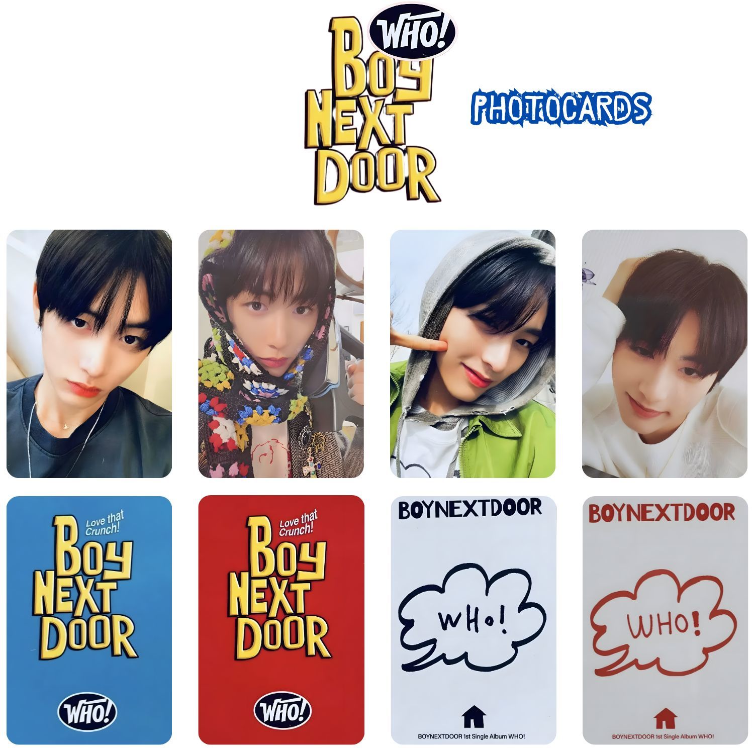 BOYNEXTDOOR WHO! taesanトレカ BOYNEXTDOOR Taesan '' Who '' Photocards Set