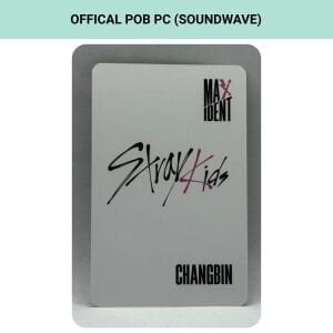STRAY KIDS Changbin '' Maxident '' Soundwave POB Photocard