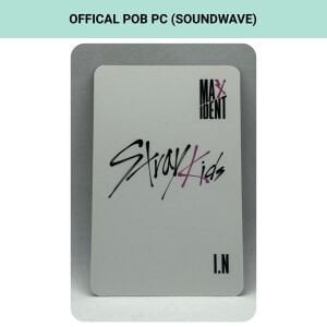 STRAY KIDS IN '' Maxident '' Soundwave POB Photocard