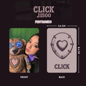 BLACKPINK JISOO '' Click '' Photocards Set