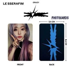 LE SSERAFIM Sakura '' Crazy '' Photocards Set