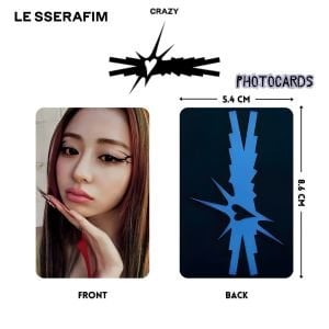 LE SSERAFIM Yunjin '' Crazy '' Photocards Set