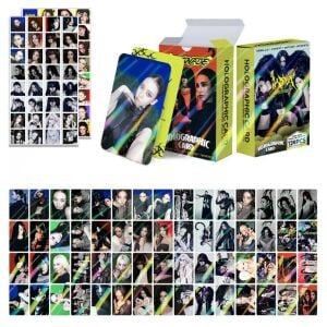 AESPA '' Lemonade '' Çift Yön Baskılı Hologramlı Lomo Card Seti (60 Pcs)