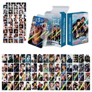 LNGSHOT '' 4SHOVILLE  '' Çift Yön Baskılı Hologramlı Lomo Card Seti (60 Pcs)