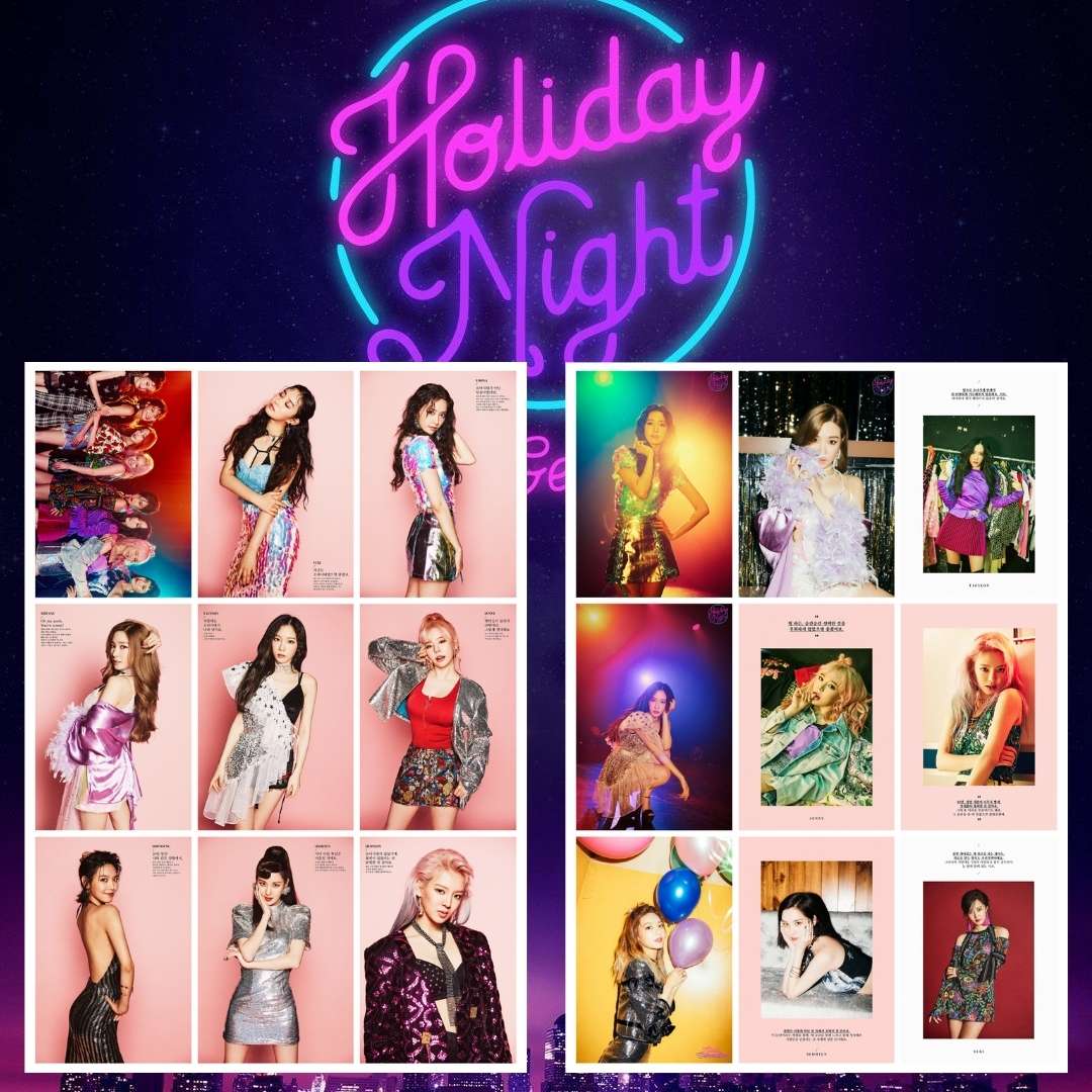 Girls Generation ''Holiday Night'' Fotokart Seti