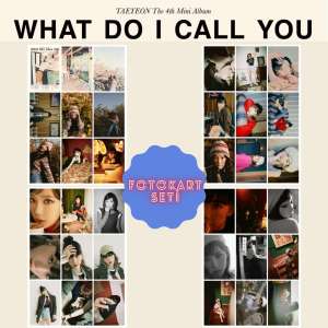 TAEYEON ''What Do I Call You'' Fotokart Seti