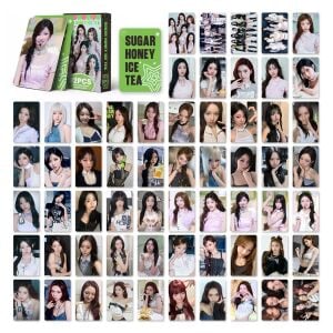 BABYMONSTER '' Sugar Honey Ice Tea '' Çift Yön Baskılı Lomo Card Seti (60 Pcs)