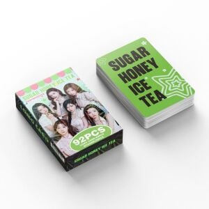 BABYMONSTER '' Sugar Honey Ice Tea '' Çift Yön Baskılı Lomo Card Seti (60 Pcs)