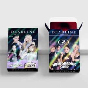 BLACKPINK '' Deadline GO '' Çift Yön Baskılı Hologramlı Lomo Card Seti (60 Pcs)