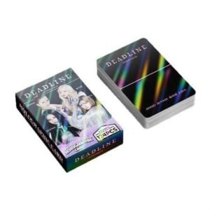 BLACKPINK '' Deadline GO '' Çift Yön Baskılı Hologramlı Lomo Card Seti (60 Pcs)