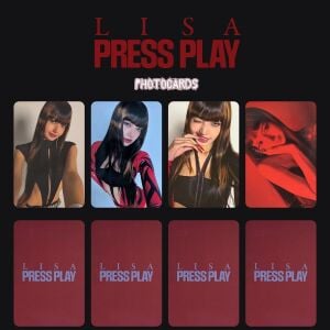 BLACKPINK LISA '' Press Play '' Photocards Set 1