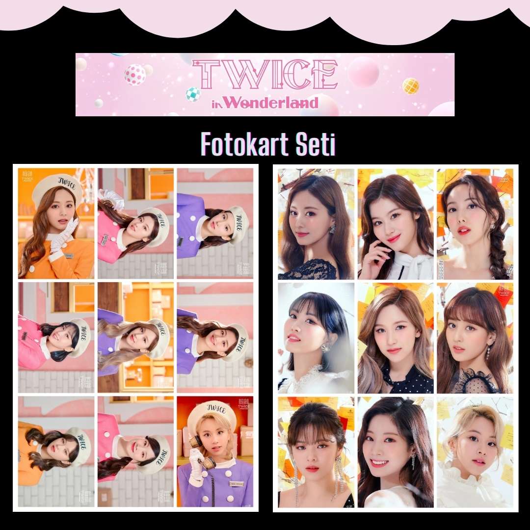 TWICE ''Wonderland'' Fotokart Seti