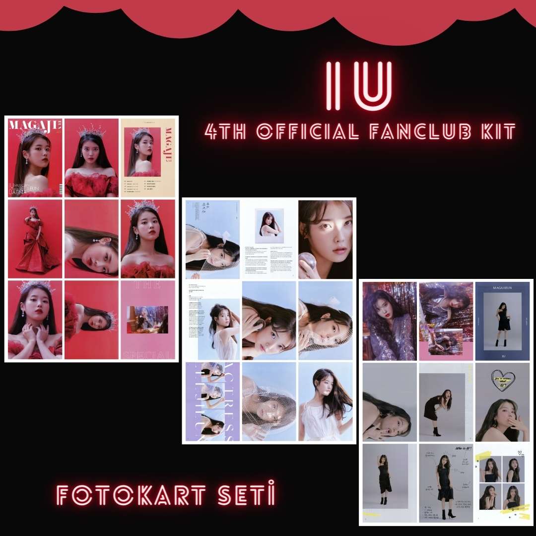IU ''4th Official Fanclub Kit'' Fotokart Seti